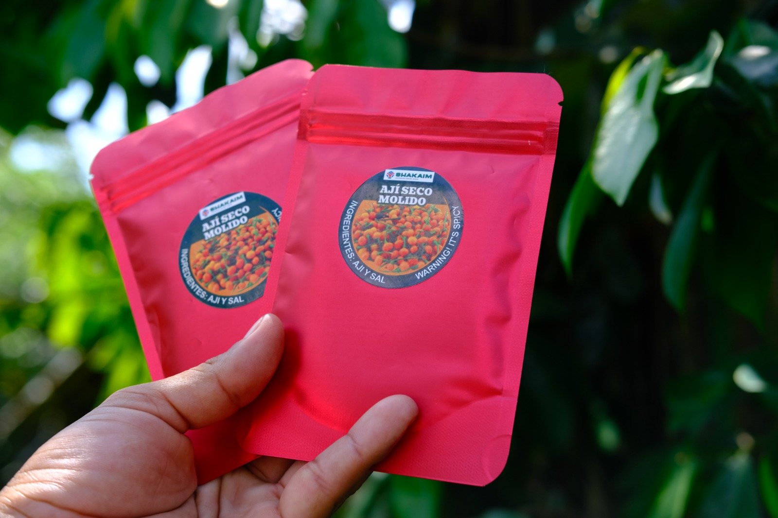 aji seco molido empaque shakaim